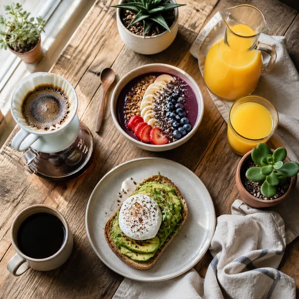 Flat Lay Food Photography